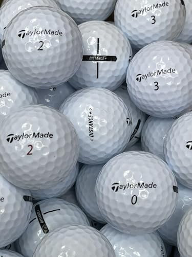 Iron Lake Balls Ltd 12 TaylorMade Distance Plus + Golf Balls Mint/A Grade (Used not New) (12 B Grade)