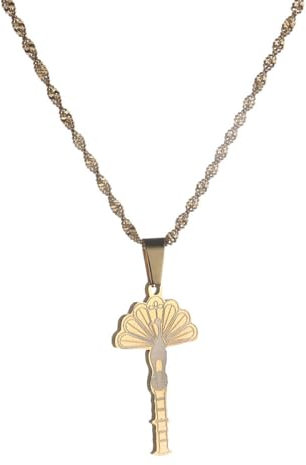 Halsketten Mit Pfauen-Anhänger Im Yezidischen Lalish-Stil,Patriotischer Hip-Hop-Andenkenschmuck,Geschenke Für Paare,Halskette Mit Länderanhänger Und Landkarte,Eleganter,Einfacher Ethnischer Unisex