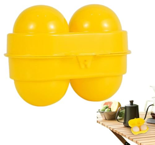Boîte à œufs pour 2 œufs, boîte de transport, boîte à œufs en plastique, boîte à œufs pour les déplacements, boîte à œufs, boîte à œufs, boîte à œufs, récipient à œufs pour réfrigérateur, extérieur
