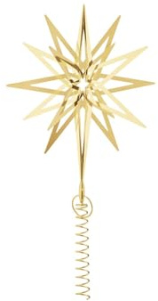 Georg Jensen Weihnachtsbaumspitze Lyra Groß Goldauflage