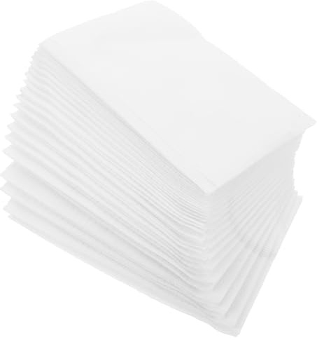 Healeved 20 Pcs Disposable Tattoo Cleaning Pads Nail Paper Towels White Composite Film Table Protection Multi-purpose for Manicures and Table Covers