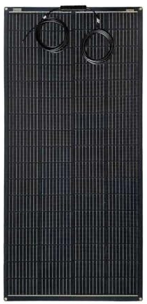 Blugy Vanlife Monokristallines Solarmodul, halbflexibel, 200 W, 1440 x 673 x 3 mm, Frontbox, Wohnwagen, Auto, Camper, Vanlife