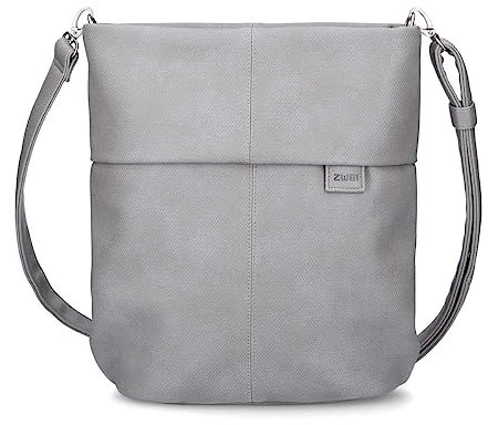 Zwei Damen Handtasche Mademoiselle.M M12 Umhängetasche 7 Liter Crossbody Bag, Schultertasche in DIN-A4-Größe, Schlüsselring, Geheimfach, inkl. extra kurzen, abnehmbaren Schultergurt