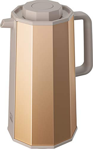 Zojirushi AH-EAE10NA - Jarra de vidrio al vacío, 1 litro, color dorado