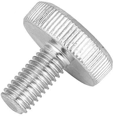 10 Stücke M8 Verzinktem Kohlenstoffstahl Flügelschraube Flachrändelkopfschrauben Schrauben Repair Tool Zubehör(M8*16(10pcs))