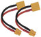 Be In Your Mind Adapterkabel XT90 Stecker auf XT60 Buchse mit 10 cm 12 AWG Draht und Kunststoff-Schutzhülle für RC Lipo NiMH Akku-Ladegerät ESC, 2 Stück