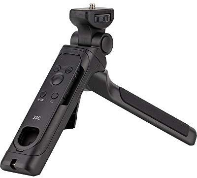 JJC Bluetooth Handgriff Fernbedienung für Sony ZV-E10 ZV-1 ZV-1F A6700 A6600 A6400 A6100 A7C A7SIII A7III A7RIII A7RIV A7RV RX0II RX100VII Vlogging Kameras Ersetzt GP-VPT2BT Mini Stativ Griff Tripod