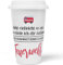 JUNIWORDS To-Go Becher mit Deckel, Sieht vielleicht so aus, als würde ich dir zuhören. Doch in Wahrheit denke ich an die Feuerwehr (1001649)