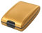 Portefeuille sécurisé RFID pour espèces et cartes, porte-informations en aluminium pour portefeuille RFID, protection de sécurité pour portefeuille en métal bloquant RFID (Jaune)