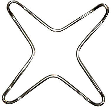 Pan Stand, Trivet Ring Reducer for Gas Hobs, Universal Stainless Steel Support Accessories Stand Trivet Kitchen Stove Top Coffee Maker Pot, Stove Rack Coffee Maker Shelf(size:1)