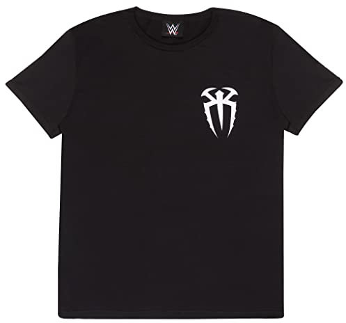 WWE Roman Reigns Head of The Table T Shirt, Kinder, 116-170, Schwarz, Offizielle Handelsware