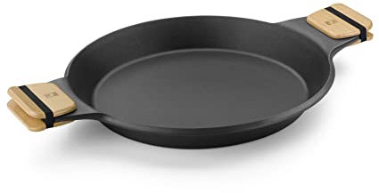 BRA Market Paellera 36 cm, Aluminio Fundido con Antiadherente, sin PFOA, Apta para todo tipo de cocinas incluida Inducción
