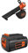 BLACK+DECKER Aspirateur-Souffleur-Broyeur sans Fil 36V, Souffleur de Feuilles Mortes sans Batterie & BL2536-XJ Batterie Slide-Pack - Technologie Lithium, 36V, Orange/Noir