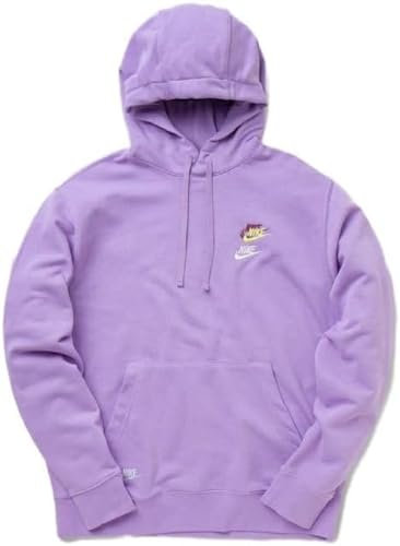 NIKE DD4666-589 M NSW SPE+ FT PO Hoodie M FTA Maglia Lunga Uomo Violet Star/Violet Star Taglia XS
