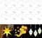 URAQT LED Ballons Lampes, 15PCS mini lampe de lanterne, LED pour Lanterne Papier Alimenté par pile, Ampoules LED décoration de fête, Convient pour Halloween, Noël, mariage, fête(Blanc chaud)
