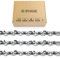 BYANE 3er-Pack 35 cm Sägenkette 3/8LP 1,3 mm 52 treibglieder Rückschlagsarme Kette kompatibel mit Husqvarna, Dolmar, Einhell, Makita, Hitachi, Oregon und mehr
