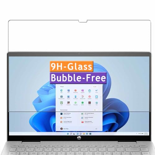Vaxson Tempered Glass Screen Protector, compatible with HP Pavilion x360 2-in-1 14 14t-ek000 14-ek 14t-ek 14 Laptop Visible Area, 9H Film Protectors Guard