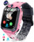 JUBUNRER Smartwatch Kinder mit GPS und Telefon SOS Wecker Spiele Kamera IP68 Wasserdicht Kinder Smartwatch GPS Tracking Digitaluhr Kinder Telefonuhr Armbanduhr Kinderuhr Mädchen Junge Geschenke-
