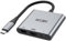 Adattatore da USB C a HDMI, adattatore hub USB C 3 in 1 con uscita HDMI 4K, PD da 100 W e USB 3.0, convertitore AV digitale multi porta per MacBook Pro/Air, laptop, iPad, iPhone