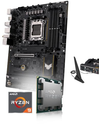 Aufrüst-Kit Bundle Ryzen 9 9950X3D 16x 4.3 GHz Prozessor, 8 GB DDR5, ASUS TUF Gaming B650-Plus WiFi Mainboard, be Quiet! Dark Rock 5 (zusammengebaut inkl. Bios Update + Funktionskontrolle)