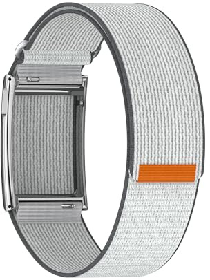 SimpleThings stretcharmband kompatibelt med WHOOP 5.0/MG/One/Pea/Lifeband (EKG kompatibel), ventilerande nylon sport ersättningsarmband med metallhölje, inte lämpligt för WHOOP 4.0
