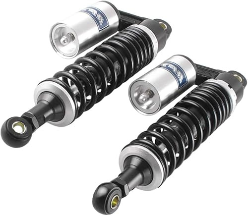 320mm 12.5 pollice 7mm Molla Universale Moto Ammortizzatori Posteriore Sospensione ATV Quad Scooter Dirt Bike Per CBR600 CBR400 CB500 YZF XC EXC XCF Nero Argento