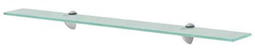 vidaXL Étagère Murale pour Salon Chambre Salle de Bain Verre 80x20 cm 8 mm