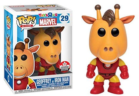 Pop! Ad Icons Vinyl Figure Geoffrey as Iron Man #29 2018 Canadian Convention Exclusive