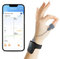 Moniteur d'oxygène du sommeil avec Alerte de vibration pour le ronflement et l'apnée, Oxymètre de pouls Bluetooth en française, Compagnon anti-ronflement pour machine CPAP