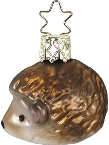 Inge-glas - Christbaumschmuck, Baumschmuck - Ingo Igel - Glas - Mundgeblasen - Größe: 4 cm
