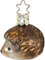 Inge-glas - Christbaumschmuck, Baumschmuck - Ingo Igel - Glas - Mundgeblasen - Größe: 4 cm