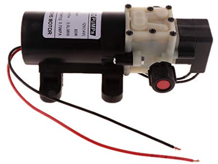 Pompe à Eau électrique Pulvérisateur à Haute Pression 12V 24V 48V 60V DC - Noir 12V