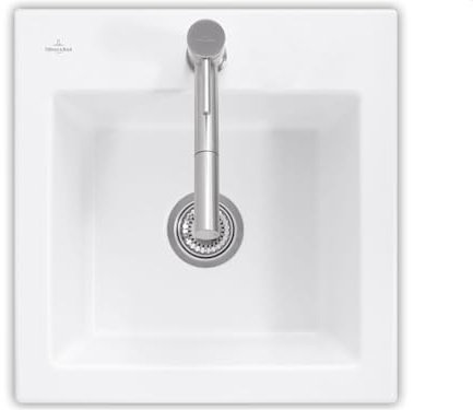 Villeroy & Boch Subway 50 S Stone White - 3315 01 RW Keramikspüle Handbetätigung