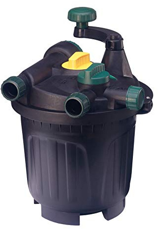Blagdon Clean Pond Machine, Easy Clean Foam Free Pressure Filter, with UV Clarifier Light, Chi Media, Mechanical & Biological Filtration, Turn to Wash Clean Hands System, for Ponds up to 13,000 Litres