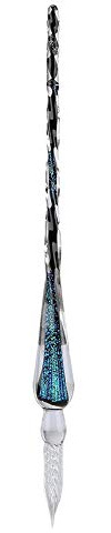 Haofy Glas Dip Pen Set, Kalligraphie Dip Stifte, Kristall Kalligraphie Stift und Tinte Set, Kaligraphie Kits für Kunst, Schreiben, Unterschriften, Dekoration, (B.)