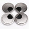 CXJYBH Desk Grommet 68 mm Metal Chrome Round Grommet - Desk Cable Tidy Insert PC Wire Hole - Set of 4