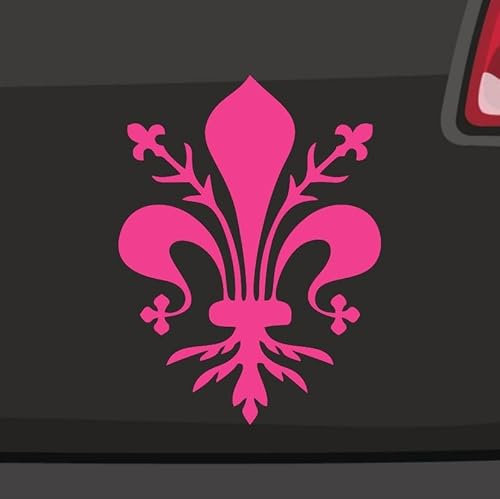 Florentiner Lilie Aufkleber -6 Größen 21 Farben- Heraldik Wappen Florenz Italien