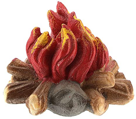 Holyart Lagerfeuer für Krippe Mod. Kostner Grödnertal Holz 12cm