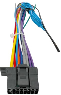 Partx Black HDMI Car Stereo Wire Harness Replacement For Sony XAV Models