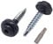 SKIR'CO (25 pcs) Metal Roofing Screws, 4.8 x 35 mm Painted Self-Drilling Screws With EPDM Washers, Sheet Metal Torx Screw (Anthracite Grey RAL 7016)