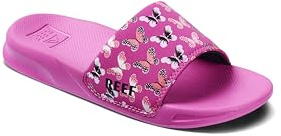 Reef KIDS GIRLS SANDALS, KIDS ONE SLIDE, ORCHID BUTTERFLY, 0 UK