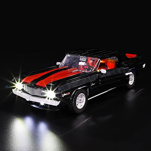 BRIKSMAX 10304 Led Licht für Lego Chevrolet Camaro Z28 - Compatible with Lego Icons Bausteinen Modell - Ohne Lego Set