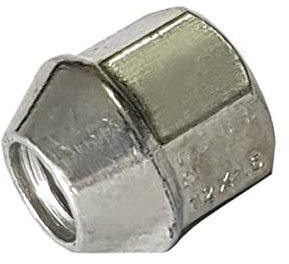 TRACER 1x Radmutter M12x1,5 60° Kegelbund offen mit Bund SW 21mm kompatibel mit Hyundai IX20 Accent Atos Coupe Elantra Galloper Genesis Getz Gran