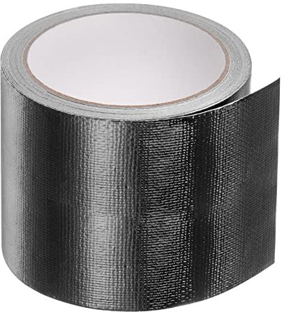 sourcing map Tarpaulin Repair Tape, 3.15 x24.6ft Waterproof Rip Stop Patch and Tent Repair Tape for Tear Resistant Tent Greenhouse, Black
