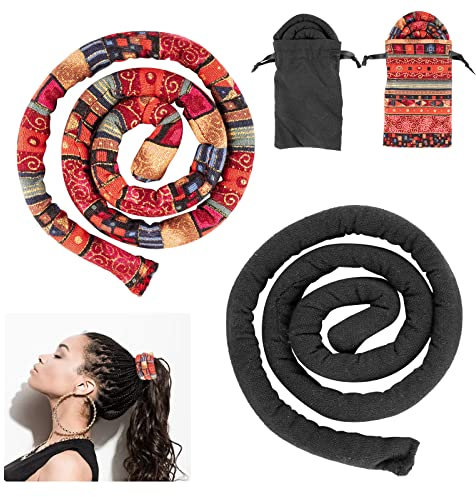 Dreadlocks Haargummi Spirale Lock Dreads Biegbare Dreadlocks Zubehör Spirale Pferdeschwanz für Damen