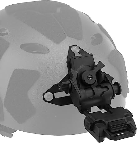 Airsoft L4G24 Nachtsichtbrillenhalterung,Militärische verstellbare Nylon Helm NVG Halterung Adapter für PVS15 PVS18 GPNVG18