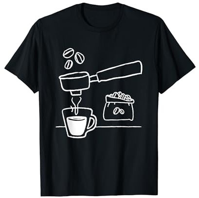 Machine À Café À Porte-filtre Café Torréfacteur Café T-Shirt