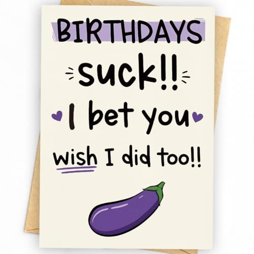 WowBefun Geburtstagskarte, Happy Birthday Karte, lustige Geburtstagskarte für Ehemann, Männer, Freund, Ihn, Freund & Ehemann Geburtstagsgeschenk, Happy Birthday Geschenke für Ehemann, Männer, Freund,