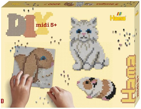 Hama Ironing Bead Set Regal Box Animals, 4000º.