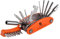 DeeAWai 21 in 1 Fahrrad Multitools Reparatursatz | Fahrrad-Multifunktionswerkzeug | Faltbares Reparatur Werkzeug Set Reparaturset | Werkzeug Set für MTB Rennradfahren Bike Tools, Orange